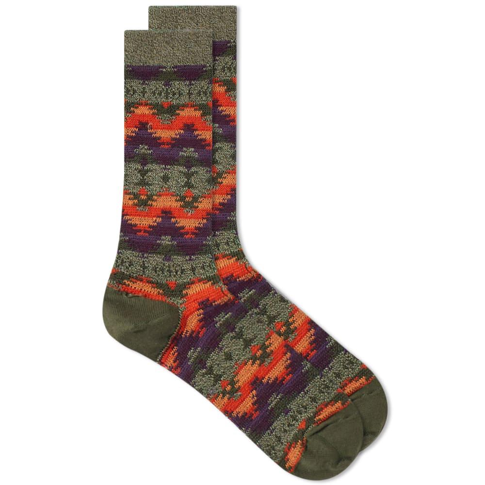 Anonymous Ism Wigwam Jacquard Crew Sock by ANONYMOUS ISM