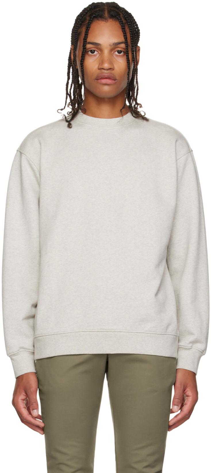 Gray Rib Sweatshirt by ANOTHER ASPECT