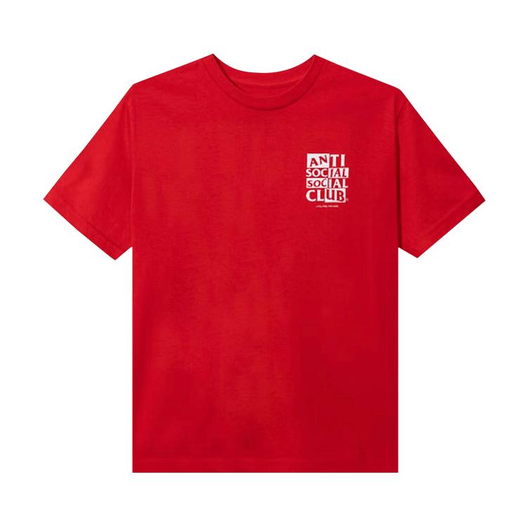 Anti Social Social Club Muted T-Shirt 'Red' by ANTI SOCIAL SOCIAL CLUB
