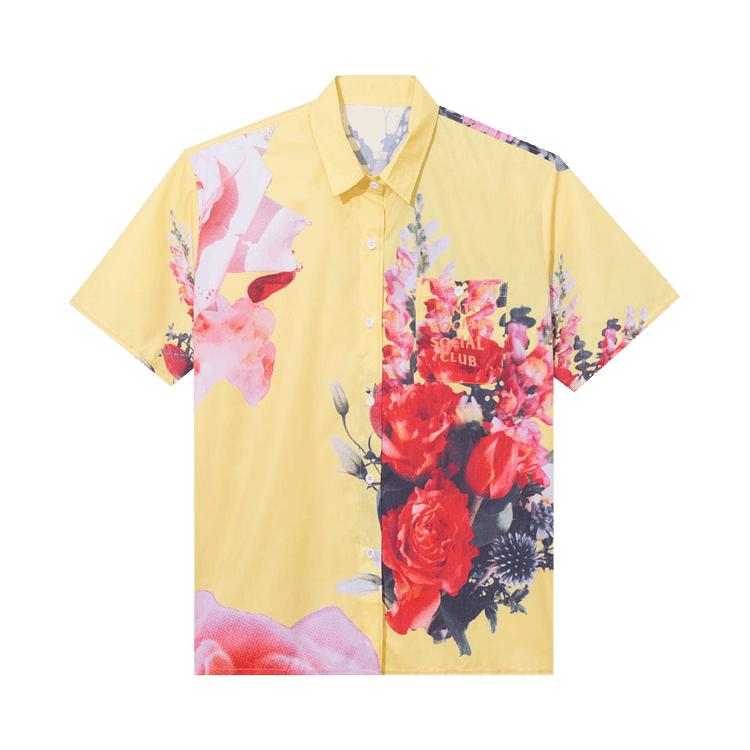Anti Social Social Club Summers Over Button up 'Yellow' by ANTI SOCIAL SOCIAL CLUB