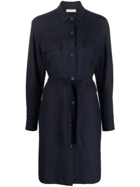 belted shirt dress by ANTONELLI