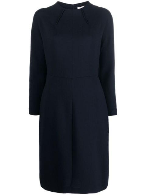 long-sleeved knitted midi dress by ANTONELLI