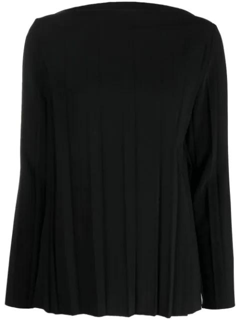 pleated jersey top by ANTONELLI