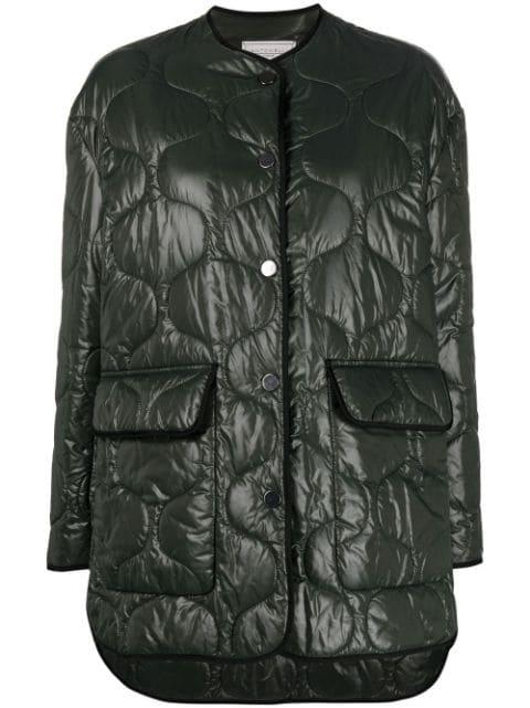 quilted press-stud jacket by ANTONELLI