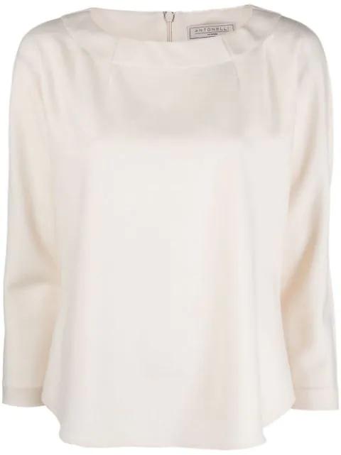 relaxed long-sleeved top by ANTONELLI