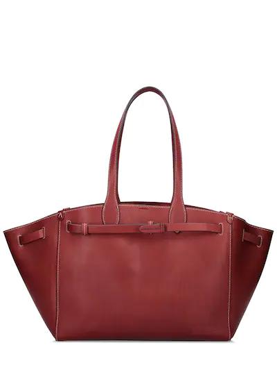 Compostable leather tote bag by ANYA HINDMARCH
