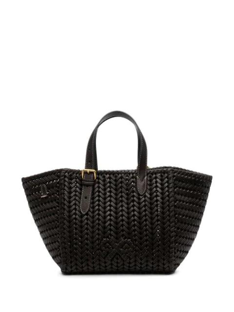 woven leather tote bag by ANYA HINDMARCH