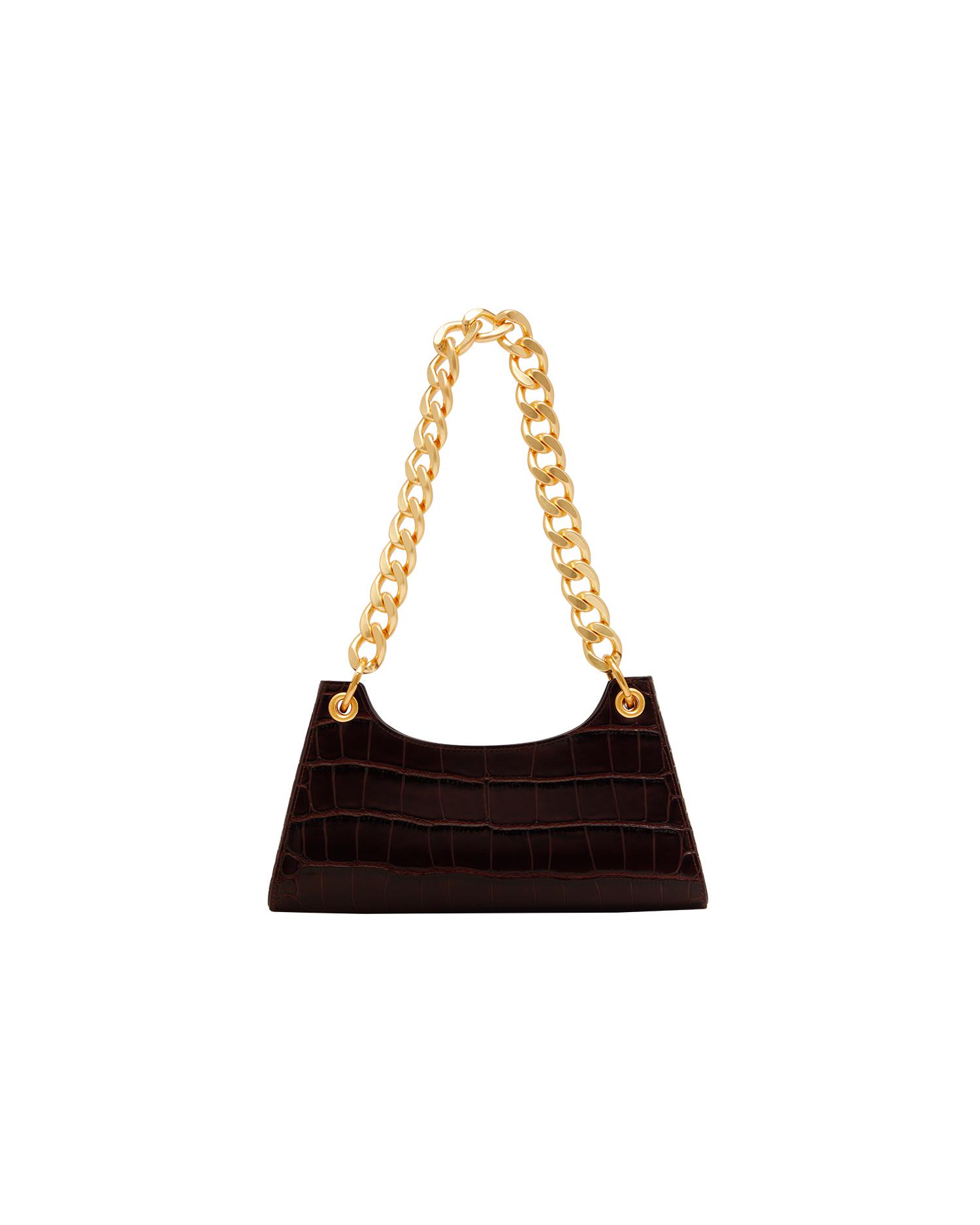 Froggy With Gold Chain clutch bag by APEDE MOD