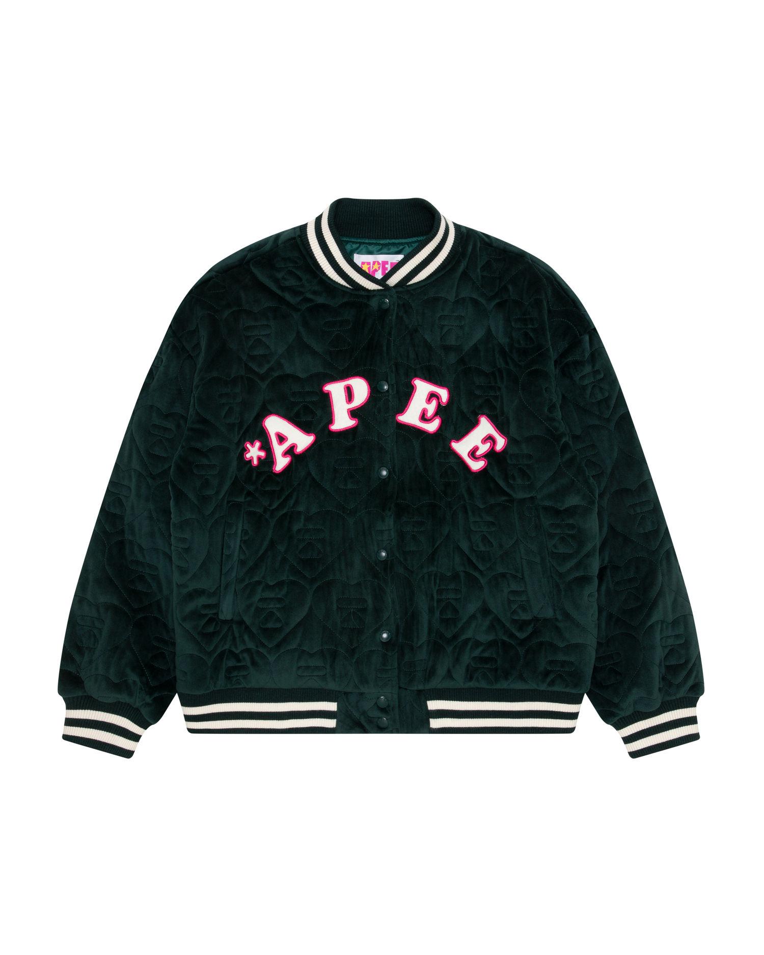 Quilted baseball jacket by APEE