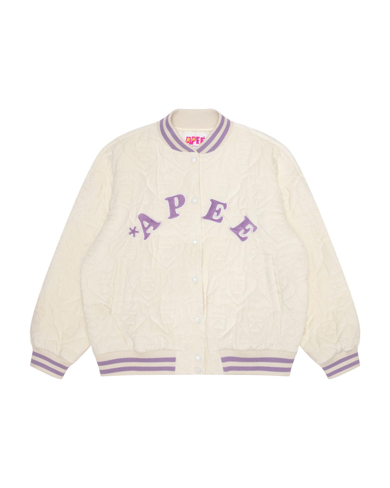 Quilted baseball jacket by APEE