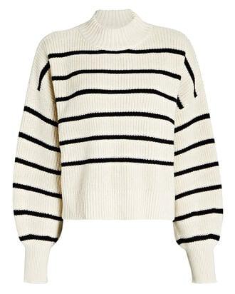 Caro Striped Mock Turtleneck Sweater by APIECE APART