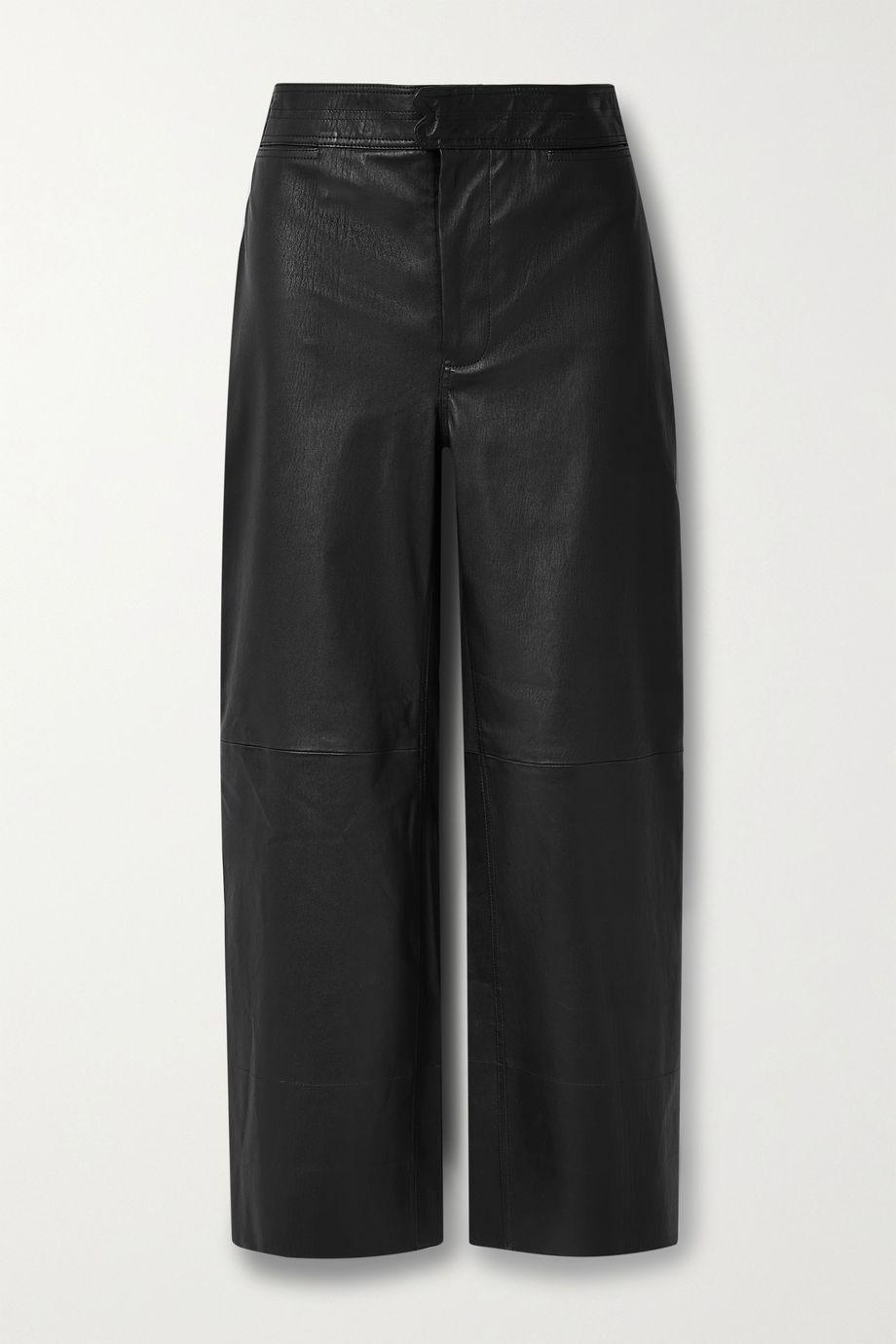 Monterey leather straight-leg pants by APIECE APART