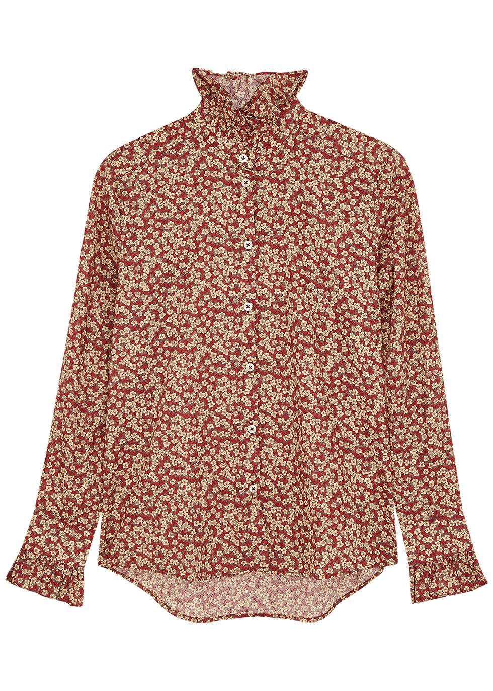 Asta floral-print cotton shirt by APOF