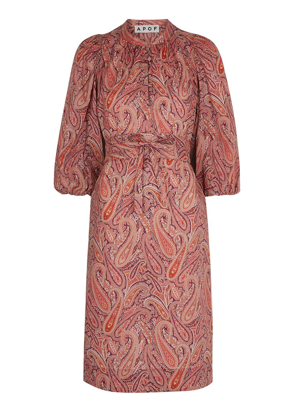 Madeline paisley-print cotton dress by APOF