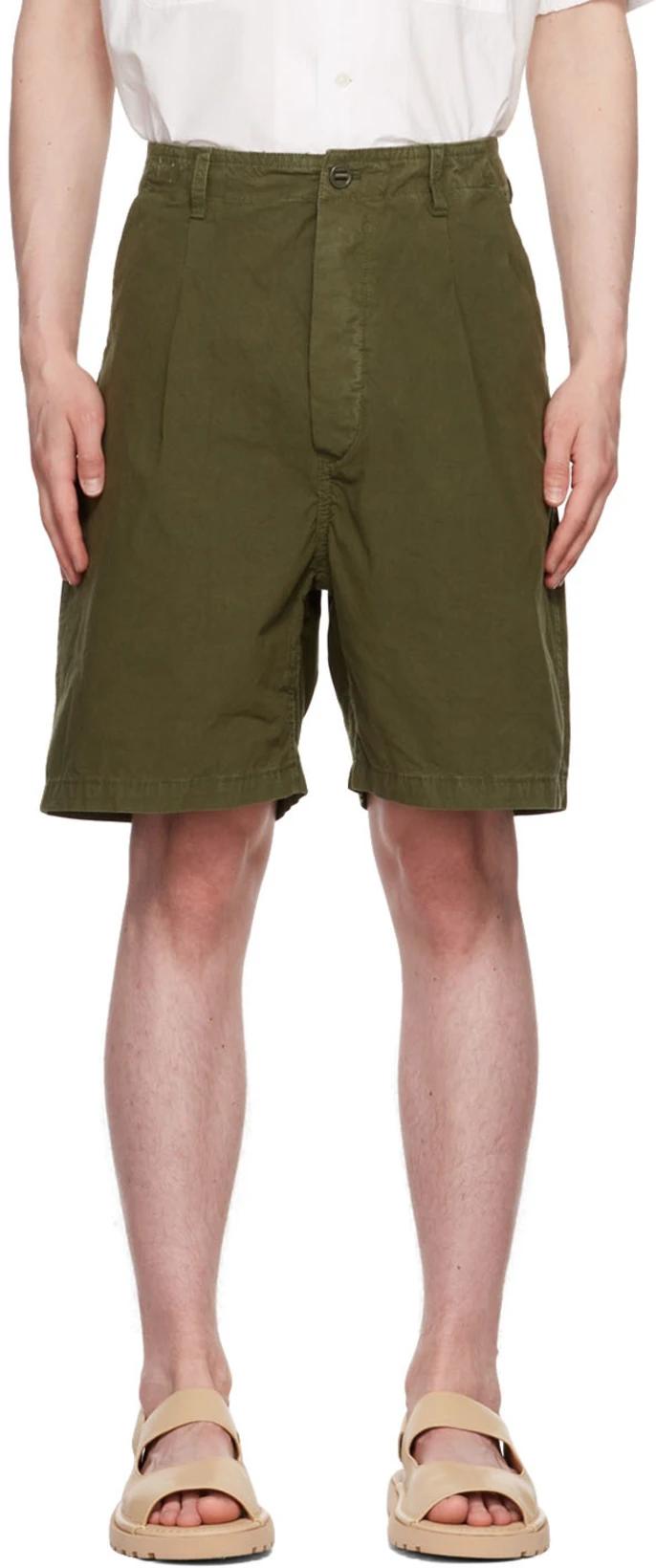 Green DM3-3 Shorts by APPLIED ART FORMS