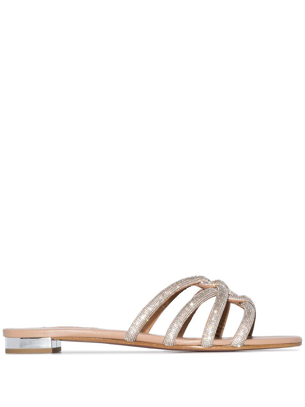 Moondust Flat Sandals By Aquazzura Jellibeans Moondust Flat Sandals By Aquazzura Jellibeans