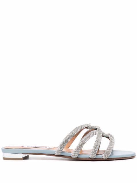 Moondust Flat Sandals By Aquazzura Jellibeans Moondust Flat Sandals By Aquazzura Jellibeans
