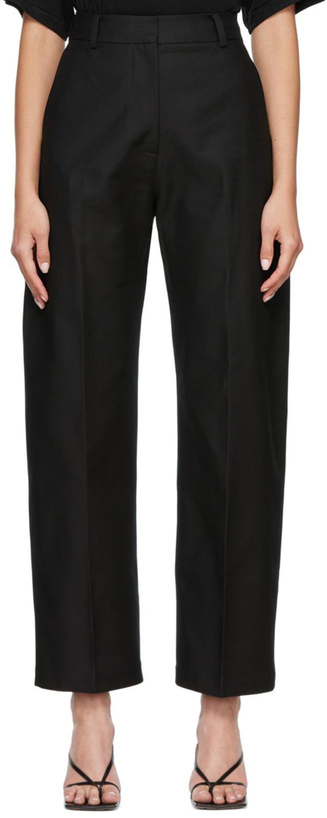Black High Waist Trousers by ARCH THE