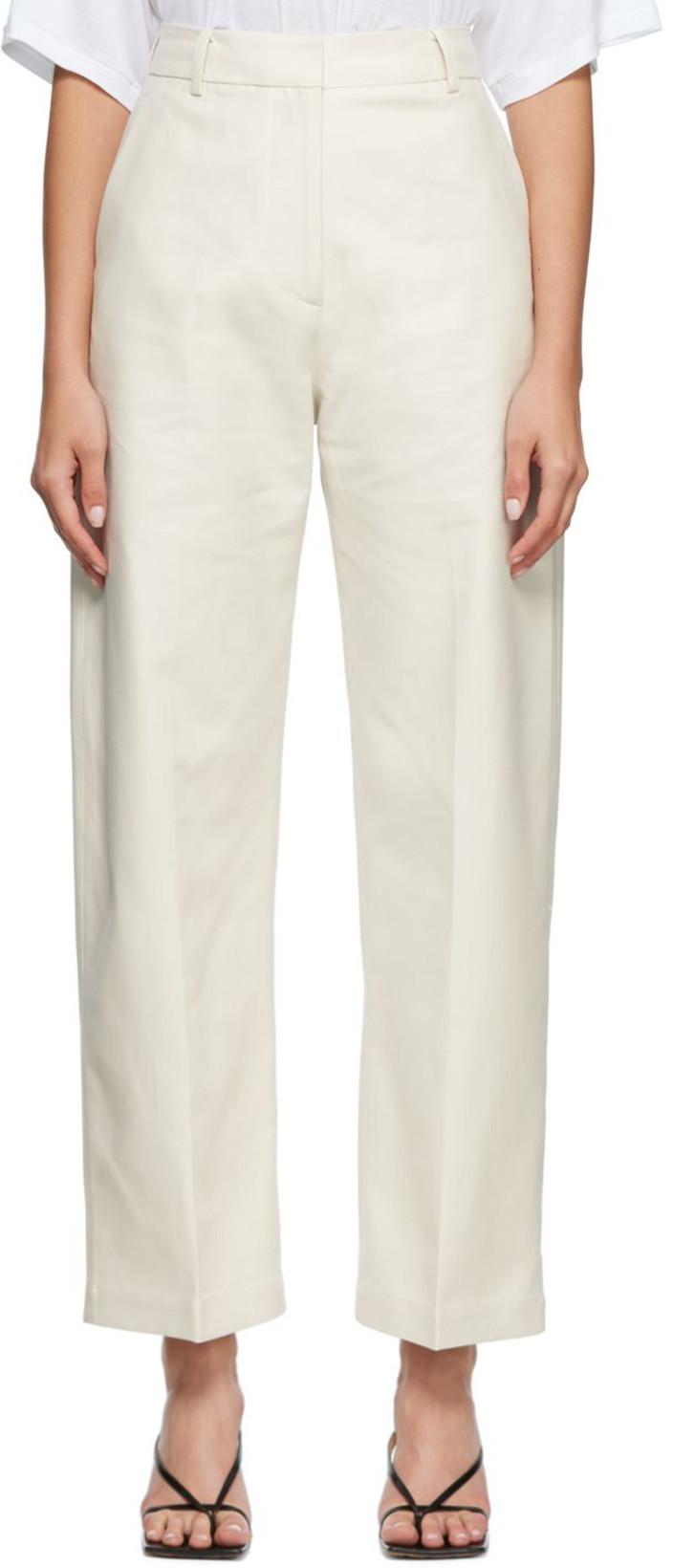 Off-White High Waist Trousers by ARCH THE