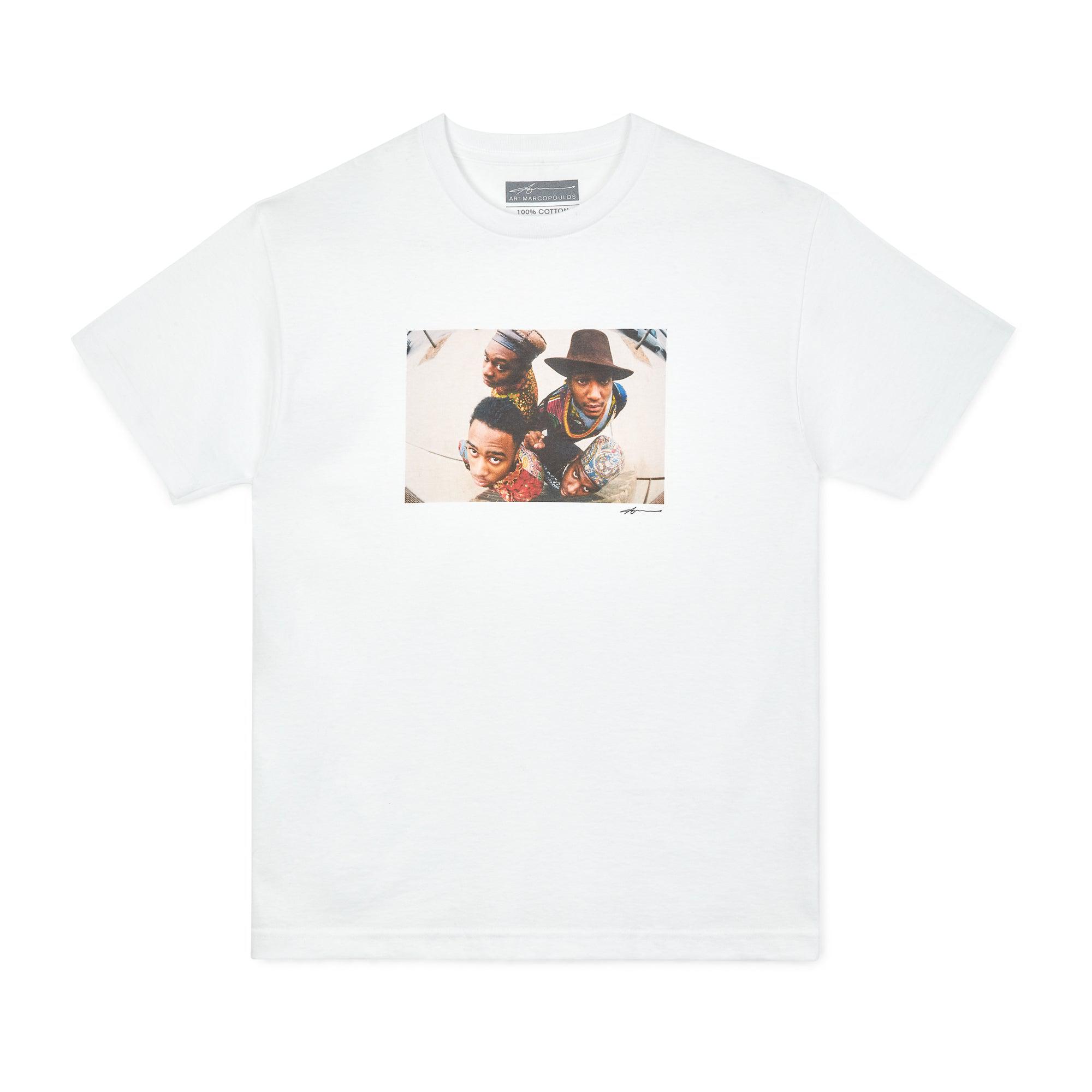 Ari Marcopoulos A Tribe Called Quest New York T-Shirt (White) by ARI MARCOPOULOS