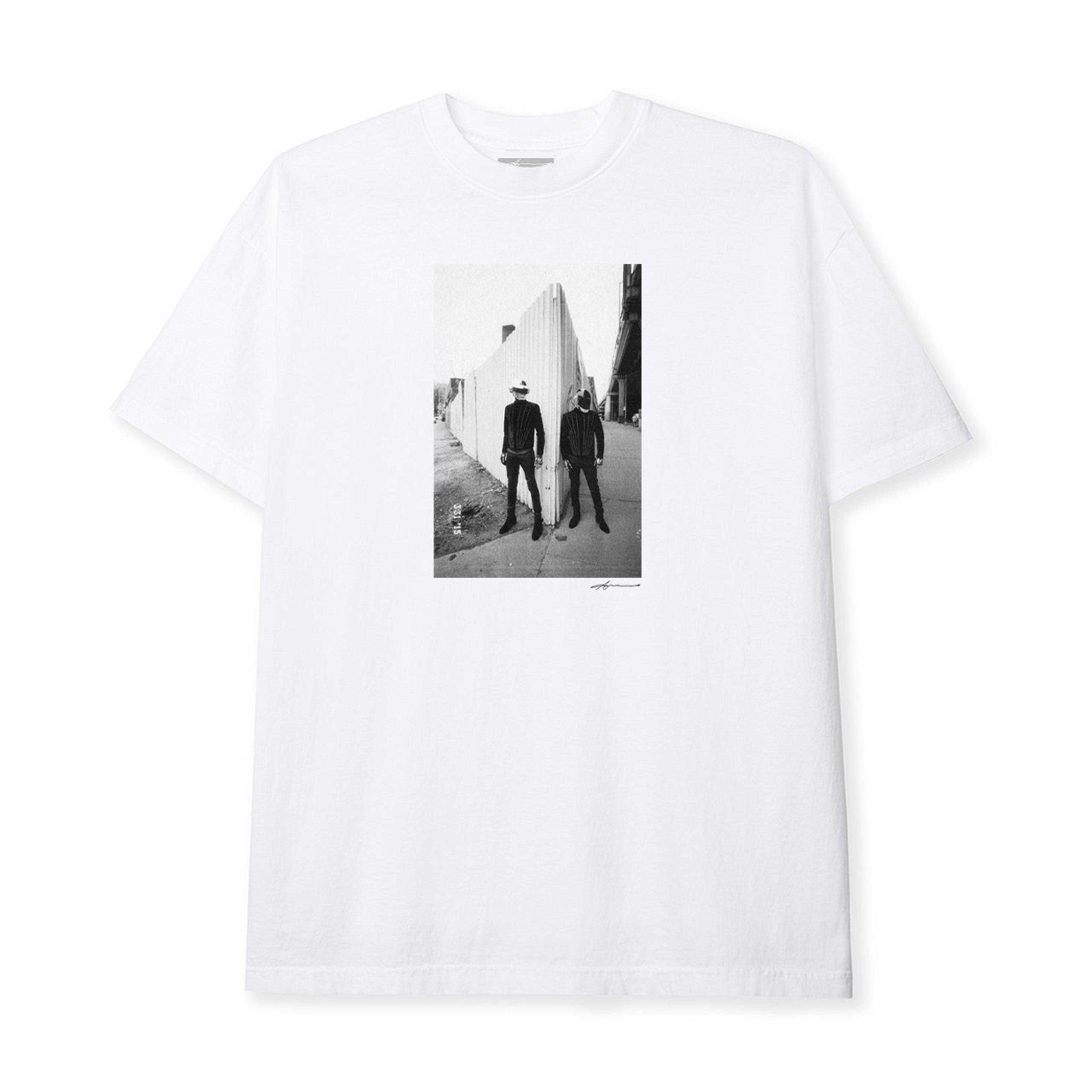 Ari Marcopoulos Daft Punk T-Shirt (White) by ARI MARCOPOULOS