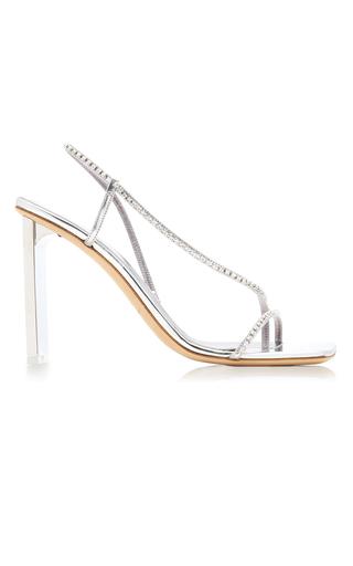 Narcissus Crystal Metallic Leather Sandals by ARIELLE BARON