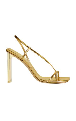 Narcissus Metallic Leather Sandals by ARIELLE BARON