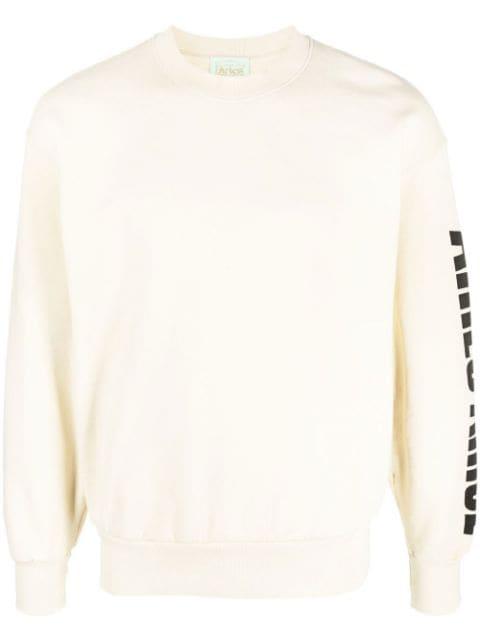 logo-print long-sleeve sweatshirt by ARIES