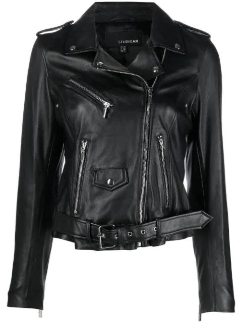 Kourtney leather biker jacket by ARMA