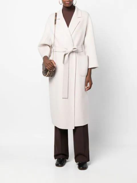 belted wool coat by ARMA