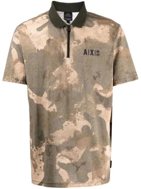 camouflage-print jersey T-shirt by ARMANI EXCHANGE | jellibeans