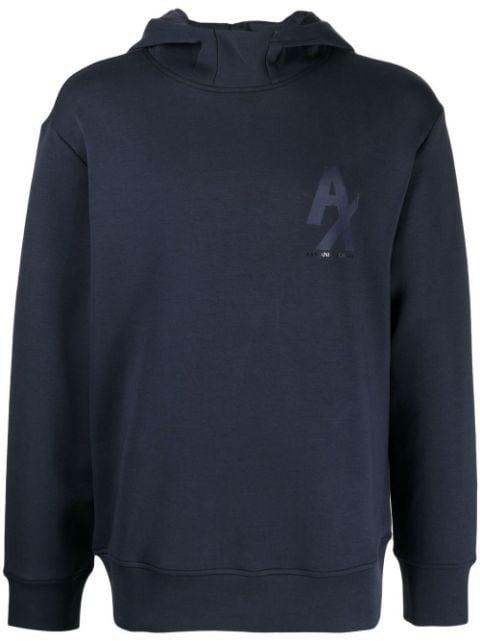 logo pullover hoodie by ARMANI EXCHANGE
