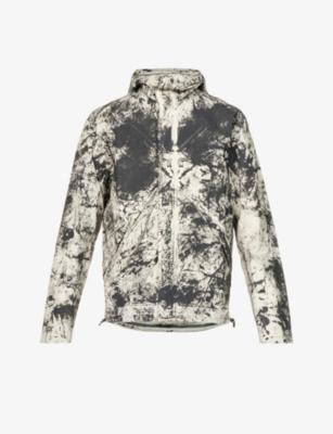 Aska abstract-print relaxed-fit cotton-poplin jacket by ARNAR MAR JONSSON