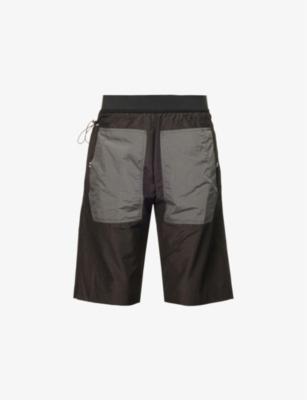 Hraun contrast-pocket relaxed fit shell shorts by ARNAR MAR JONSSON