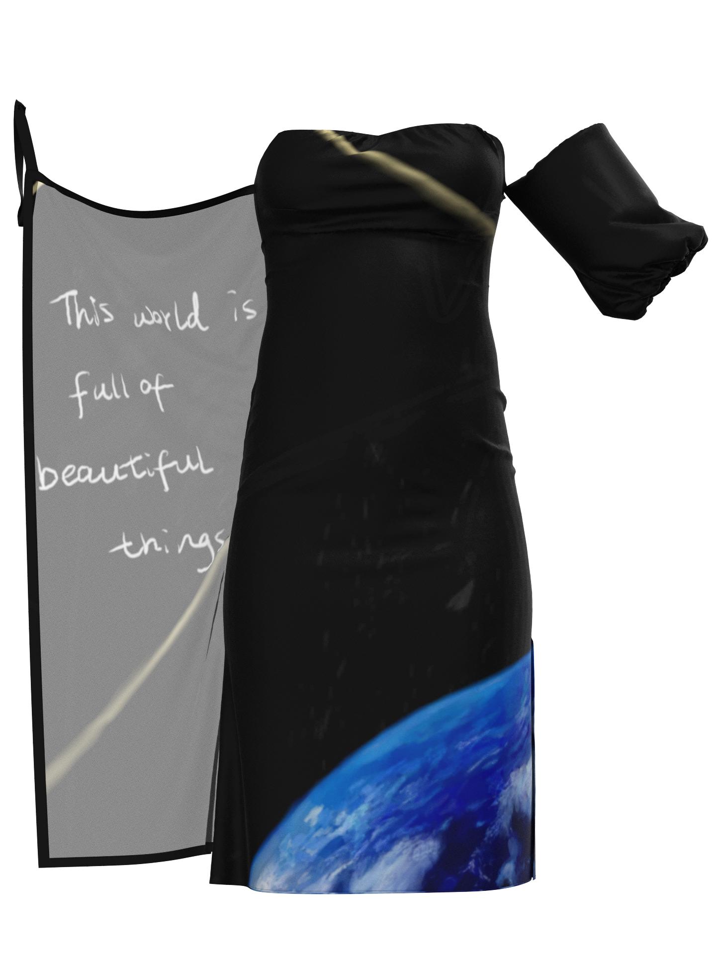Earth dress by ART BY PHYSICIST