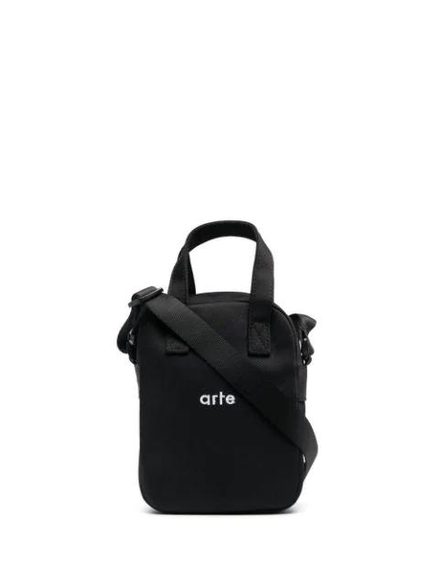logo-print messenger bag by ARTE