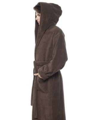 Men's Thick Full Ankle Length Hooded Turkish Cotton Bathrobe by ARUS