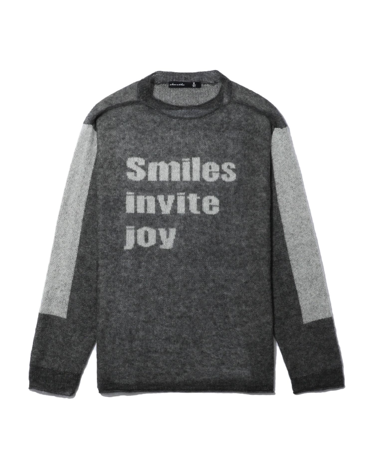 Smiles invite Joy sweater by AS KNOW AS