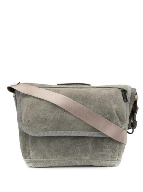 panelled messenger bag by AS2OV
