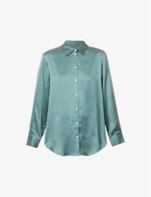London relaxed-fit silk pyjama top by ASCENO