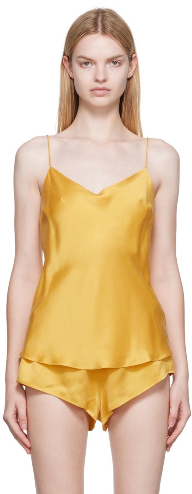 Yellow Milos Camisole by ASCENO