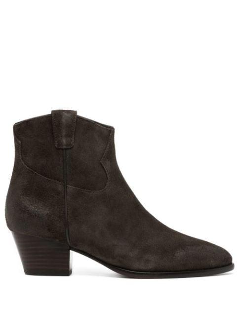 Houston suede ankle boots by ASH