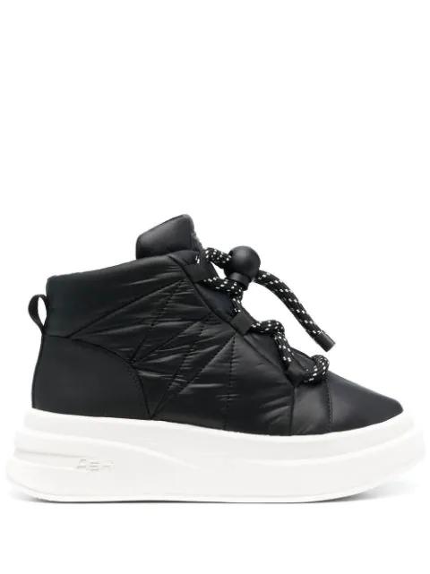 Igloo quilted platform sneakers by ASH