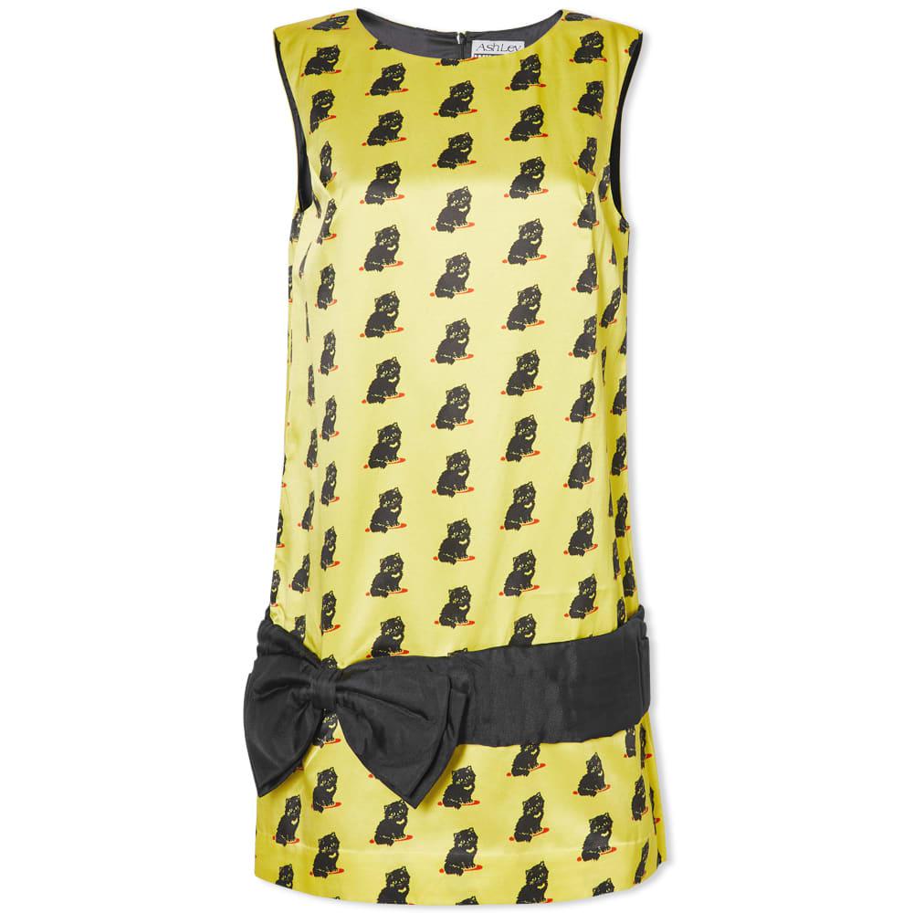 Ashley Williams All Over Cats Shift Dress by ASHLEY WILLIAMS