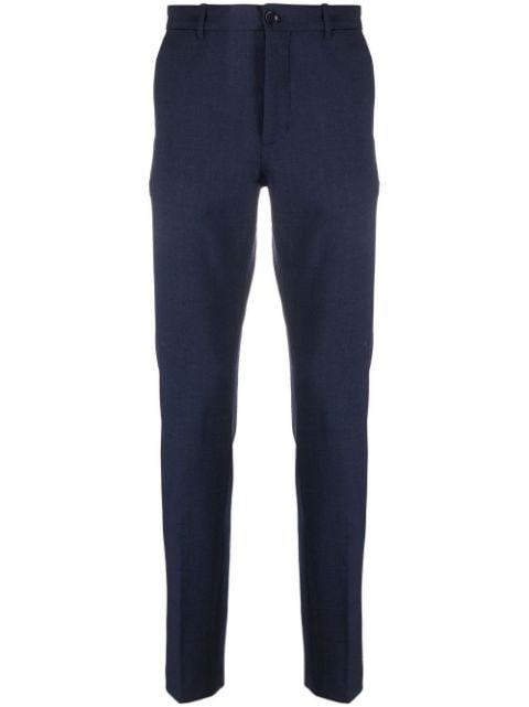 straight-leg wool-blend trousers by ASPESI
