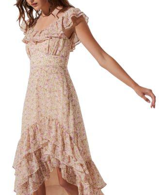 Women's Magnolia Ruffled High-Low Dress by ASTR THE LABEL