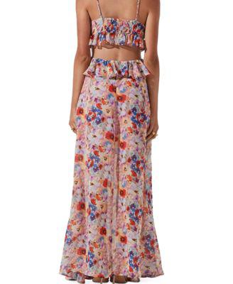 Women's Palace Floral-Print Ruffled Maxi Dress by ASTR THE LABEL