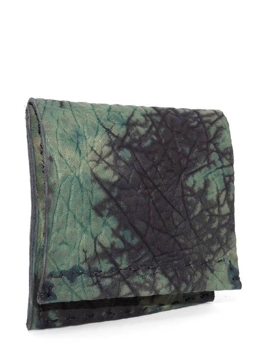 Hand Dyed Leather Bifold Wallet by ATELIER SKN