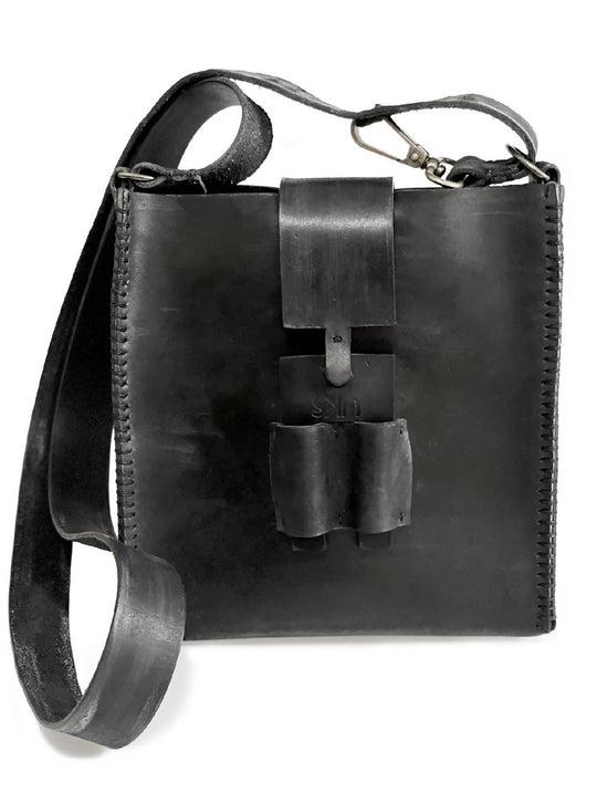 Leather Box Bag by ATELIER SKN