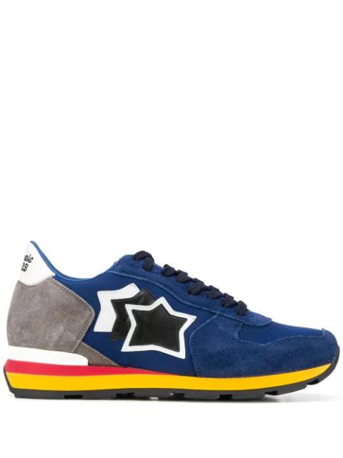 star patch low top sneakers by ATLANTIC STARS